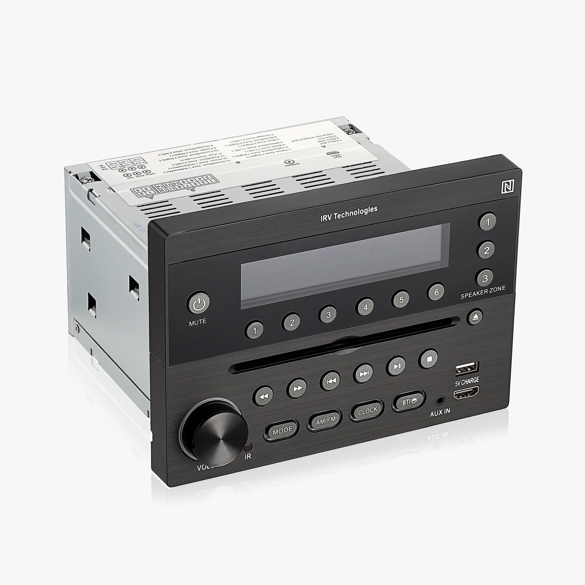 iRV32v2 3 Zones Wall Mount RV Radio Stereo w/ APP Control