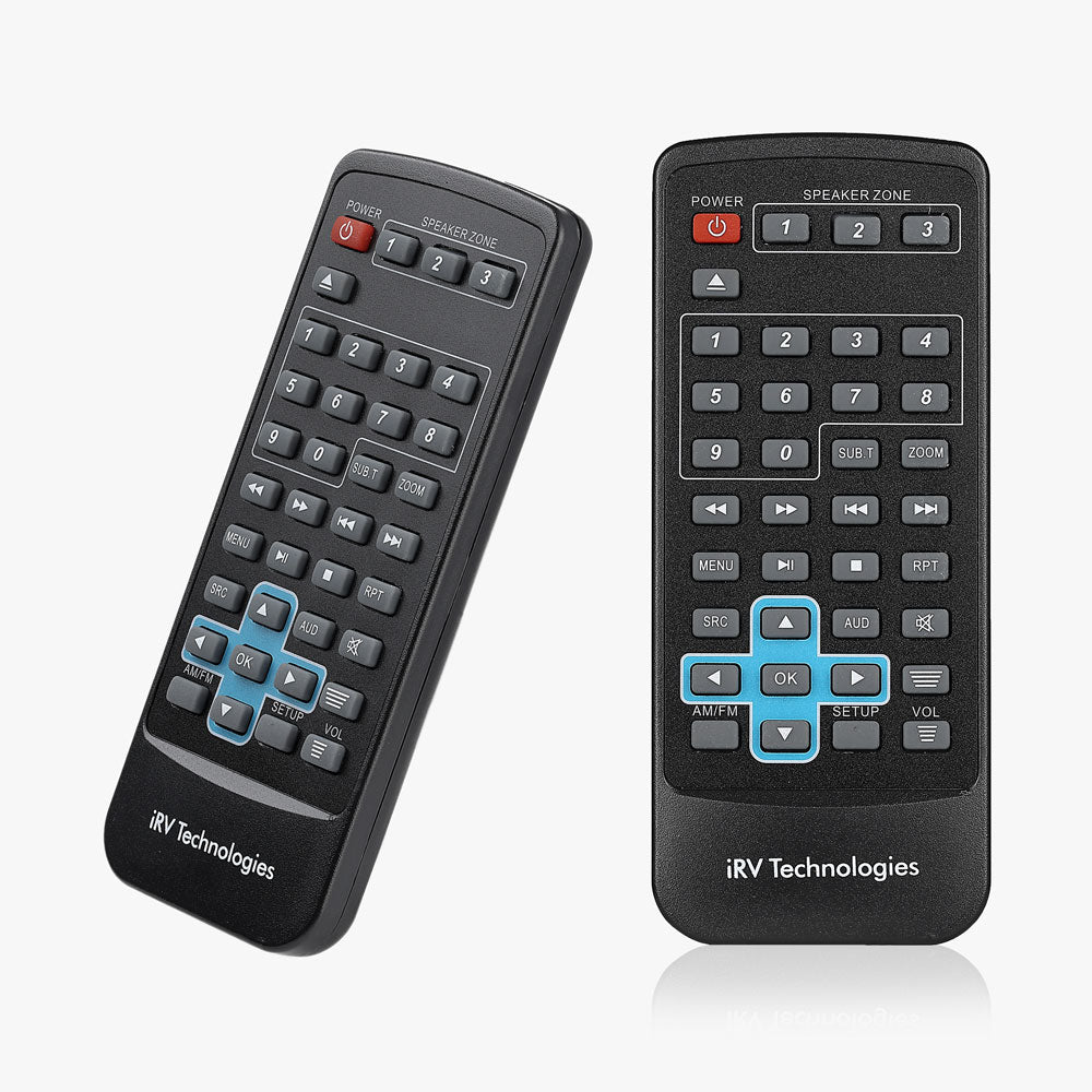 iRV66 Surround Sound, 3 Zones Wall Mount RV Radio Stereo with Wire Adaptor Concertone