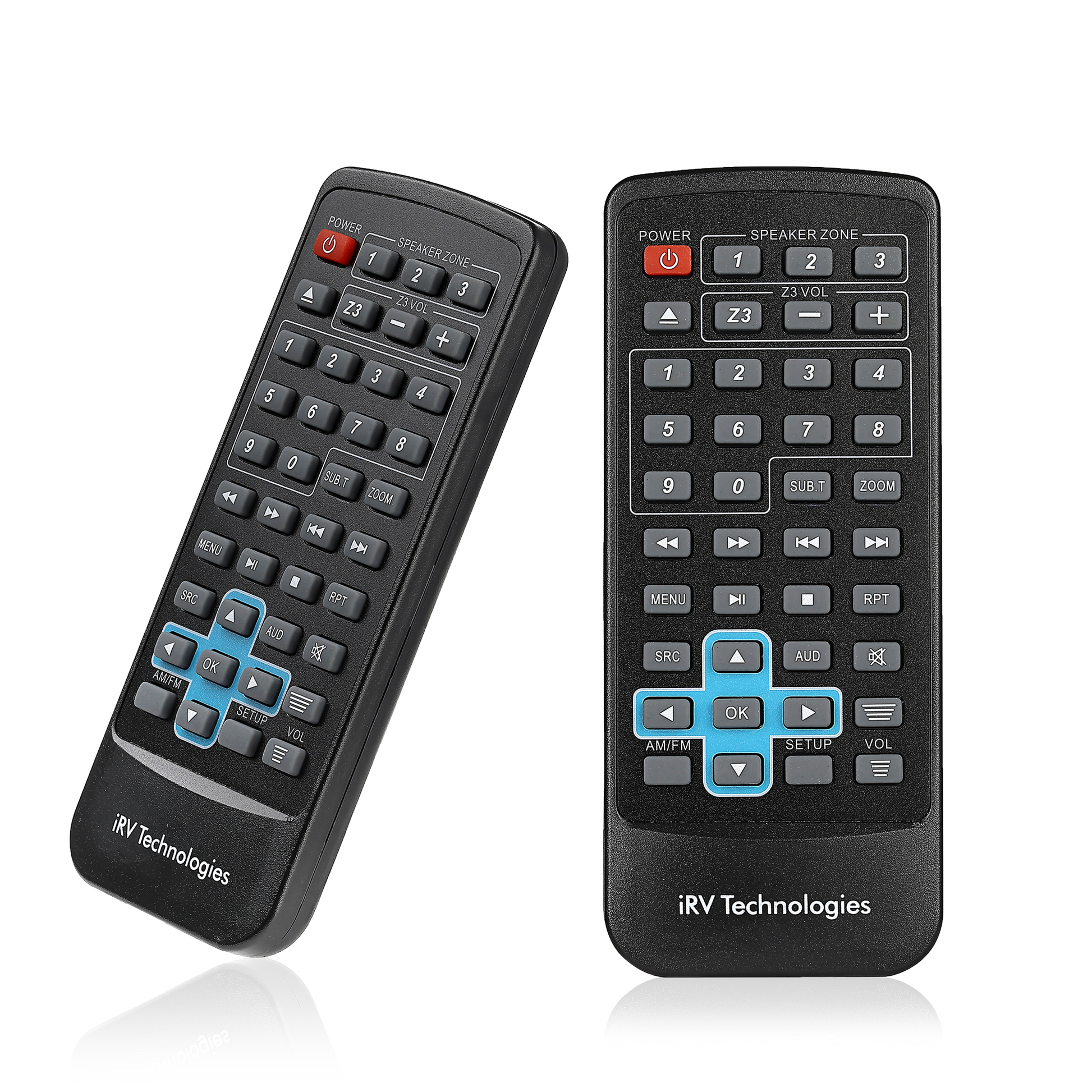 iRV68 Car Stereo with Bluetooth, 3 Zone Independent Wall Mount, w/APP Control USB charge both Android/Apple