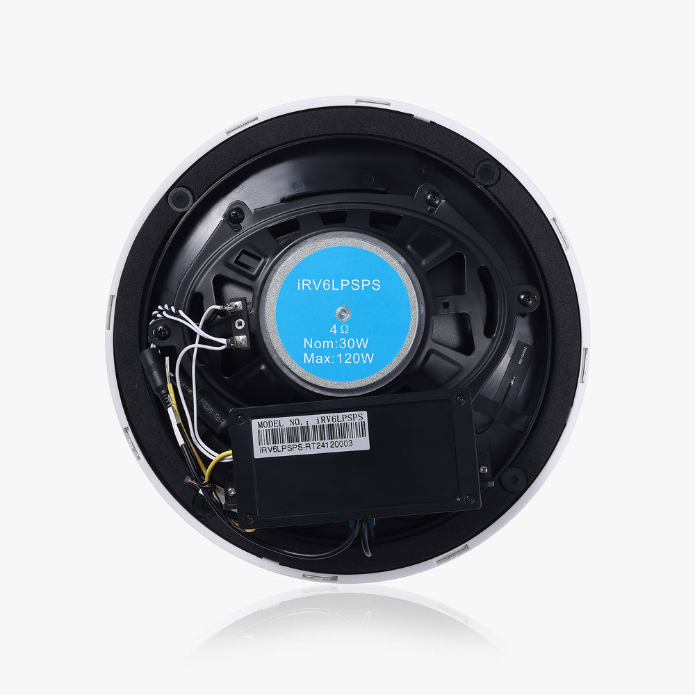 iRV6LPSPS Bluetooth 5.3 Speaker System, 120W, Multiroom APP, Waterproof 5x7 Speaker, Aux Input