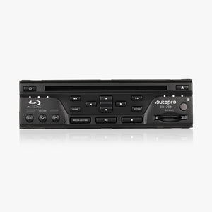 Autopro BD1208 In Dash One Din size Blu-Ray DVD Player without AM/FM radio, Black