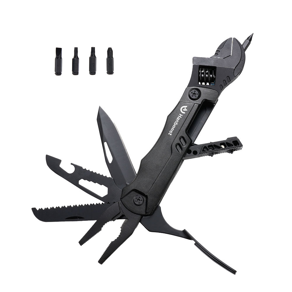 Hanboost M2 19-in-1 Multi-function Wrench with Wire Cutter for Outdoor Camping and Your Daily Life