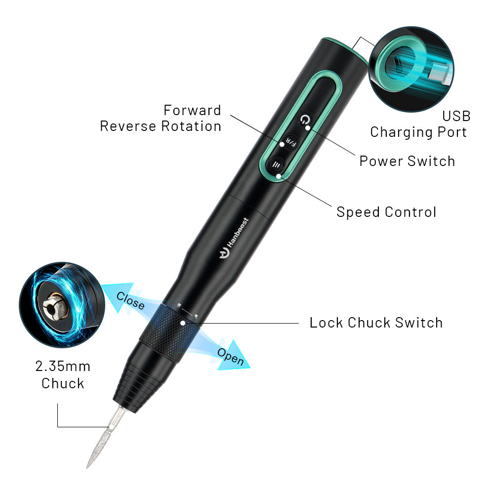 The Hanboost S2 Electric Cordless Rotary Tool Set is perfect for DIY enthusiasts