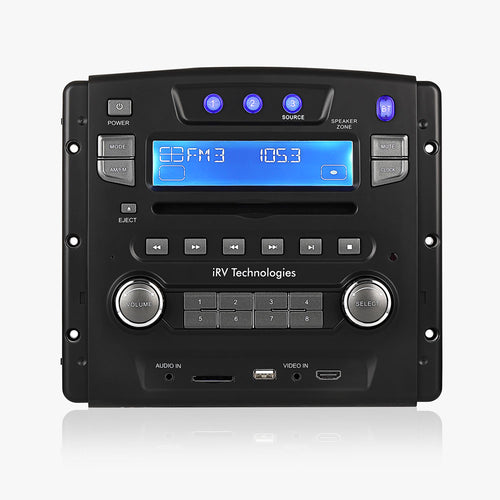 iRV33/iRV34, 3 Zones Wall Mount RV Radio Stereo