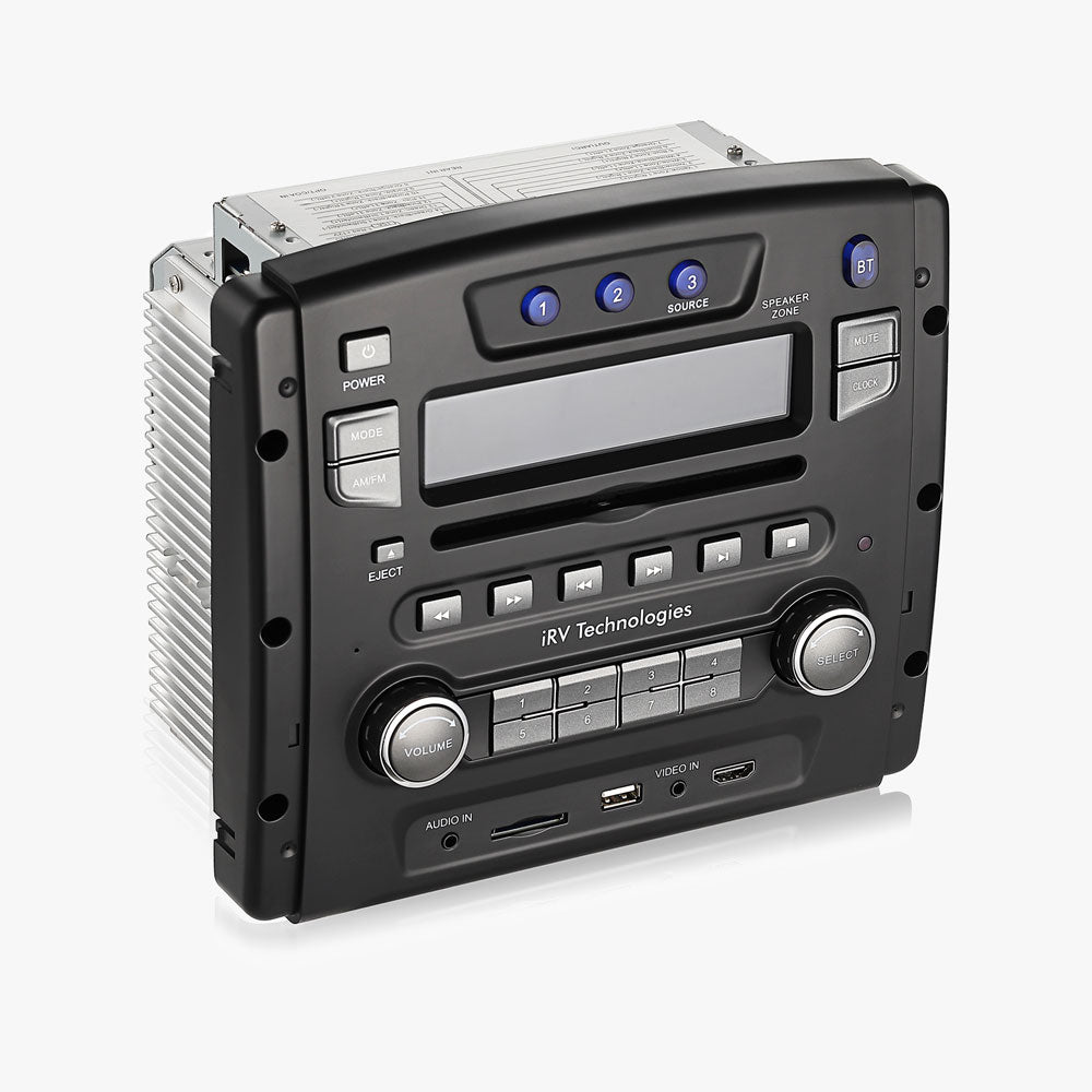 iRV34, 3 Zones Wall Mount RV Radio Stereo
