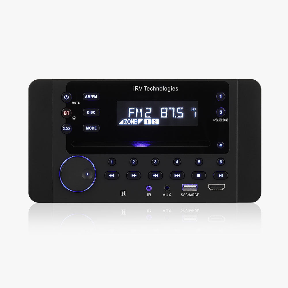 iRV62 Car Stereo with Bluetooth, Wireless RV Radio