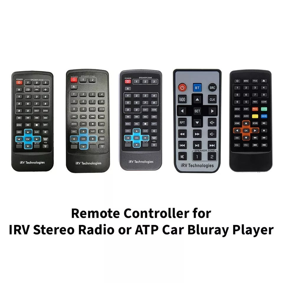 iRV-R3 Remote Control for IRV32V2/IRV66/IRV33/IRV34/GT1.0 3 Zones Car Stereo Receiver