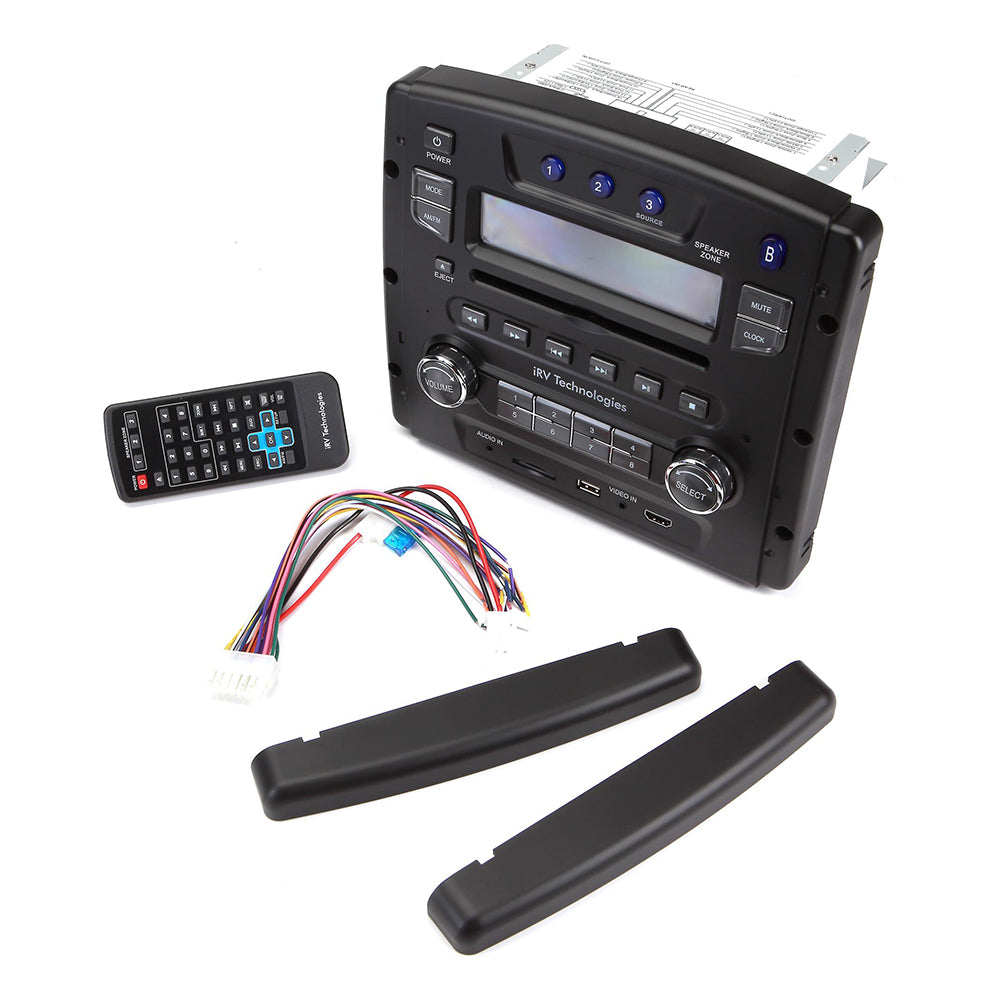 iRV34, 3 Zones Wall Mount RV Radio Stereo