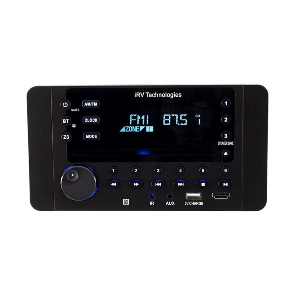 iRV63 Car Stereo with Bluetooth, Independent Zone 3 Wireless Car Audio Receiver